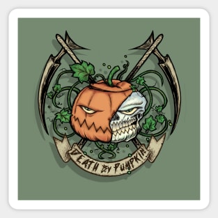 Death By Pumpkin Sticker